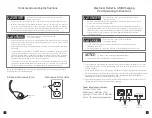 Preview for 5 page of LAZBOY Power Bundle Operating Instructions Manual