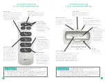 Preview for 9 page of LAZBOY Power Recliner with Headrest & Lumbar Operating Instructions Manual