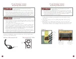 Preview for 5 page of LAZBOY Power Storage Console Operating Instructions Manual