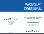 Предварительный просмотр 1 страницы LAZBOY PowerRecline Operating Instructions Manual