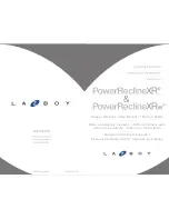 LAZBOY PowerReclineXRw Operating Instructions Manual preview