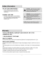 Preview for 3 page of LAZBOY Scarlett D71 M20942 Use And Care Manual