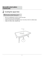 Preview for 8 page of LAZBOY Scarlett D71 M20942 Use And Care Manual