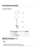 Preview for 15 page of LAZBOY Sears Bethany 7PC Dining Set Use And Care Manual