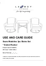 LAZBOY Sears Madeline D71 M20918 Use And Care Manual preview