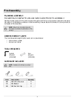 Preview for 5 page of LAZBOY Sears Scarlett D71 M 20946 Use And Care Manual