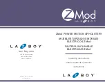 LAZBOY ZMod POWER MOTION UPHOLSTERY Operating Instructions Manual preview