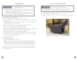 Preview for 12 page of LAZBOY ZMod POWER MOTION UPHOLSTERY Operating Instructions Manual