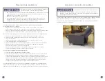 Preview for 23 page of LAZBOY ZMod POWER MOTION UPHOLSTERY Operating Instructions Manual