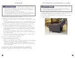 Preview for 34 page of LAZBOY ZMod POWER MOTION UPHOLSTERY Operating Instructions Manual