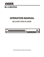 LAZER BLU-BD2000 Operation Manual preview