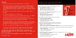 Preview for 4 page of LAZER SuperSkin Owner'S Manual