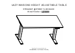 Предварительный просмотр 1 страницы LAZY MAISONS LM-BZS3 Assembly Instructions Manual