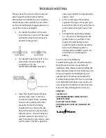 Предварительный просмотр 26 страницы LazyMan LM210-28 Use And Care Manual