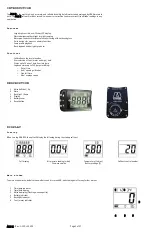 Предварительный просмотр 3 страницы LB Altimeters ARES II Manual