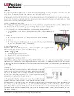 Предварительный просмотр 14 страницы LB Foster PROTECTOR IV Installation, Operation & Maintenance Manual