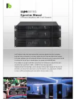 Preview for 1 page of lb Lautsprecher PA 2100 Operation Manual