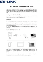 LB-Link 4G LTE User Manual preview