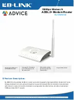 LB-Link ADVICE BL-WMR8150 Quick Start Manual preview