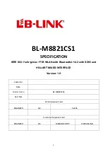 Preview for 1 page of LB-Link BL-M8821CS1 Quick Start Manual