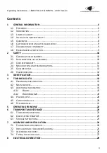 Preview for 3 page of LBA GROUP LBA 63 Toll Highways Operating Instructions Manual