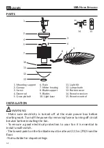 Предварительный просмотр 14 страницы LBA Home Appliance Leaves User Manual