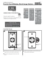 LBL Pier 60 Installation Instructions предпросмотр