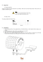 Preview for 4 page of lbx S850 User Manual