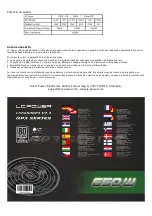 Preview for 8 page of LC-POWER GP3 Series Manual