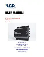 Предварительный просмотр 1 страницы LCD Concepts MEH-4P-F User Manual