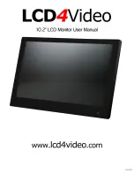 Preview for 1 page of LCD4Video 10.2" LCD Monitor User Manual