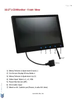 Preview for 4 page of LCD4Video 10.2" LCD Monitor User Manual