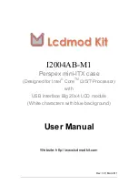 Lcdmod Kit I2004AB-M1 User Manual preview