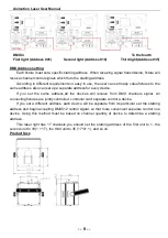 Предварительный просмотр 9 страницы LCG MINI RADIUS 1W RGB User Manual