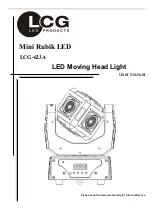 Предварительный просмотр 1 страницы LCG Mini Rubik LED LCG-623A User Manual