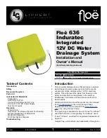 LCI Floe 636 Installation And Owner'S Manual preview