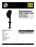 LCI PowerStance 813748 Installation And Owner'S Manual preview