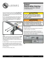 Preview for 6 page of LCI Solera Destination Installation And Owner'S Manual