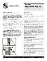 Preview for 7 page of LCI Solera Destination Installation And Owner'S Manual