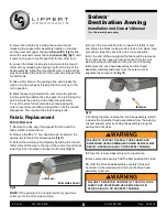 Preview for 8 page of LCI Solera Destination Installation And Owner'S Manual