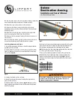 Preview for 9 page of LCI Solera Destination Installation And Owner'S Manual