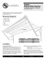 Preview for 13 page of LCI Solera Destination Installation And Owner'S Manual