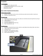 Предварительный просмотр 4 страницы LCI Tri-Fold Sofa Owner'S And Service Manual