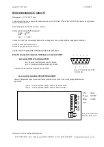 Preview for 1 page of LCJ CAPTEURS CV7-ST Connection Manual