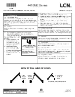 Preview for 1 page of LCN 4410ME Series Manual