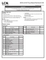 LCN 8310-2410 Installation Instructions Manual preview