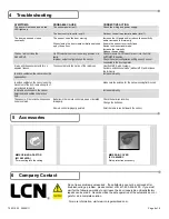 Предварительный просмотр 8 страницы LCN 8310-854 User Manual