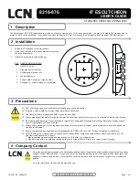 LCN 8310-876 User Manual preview