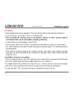 Preview for 2 page of LCN LCN-IVH Installation Manual