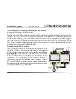 LCN LCN-NH12 Installation Manual preview